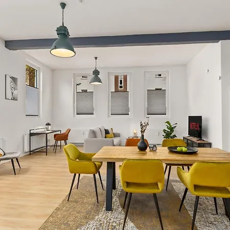 Апартаменты Mel&bens Loft-appartements Terrasse Weserstadion Бремен