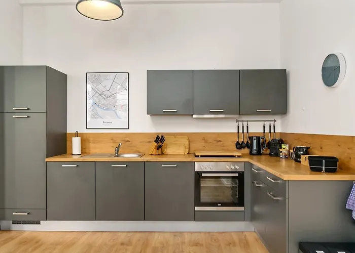 Апартаменты Mel&bens Loft-appartements Terrasse Weserstadion