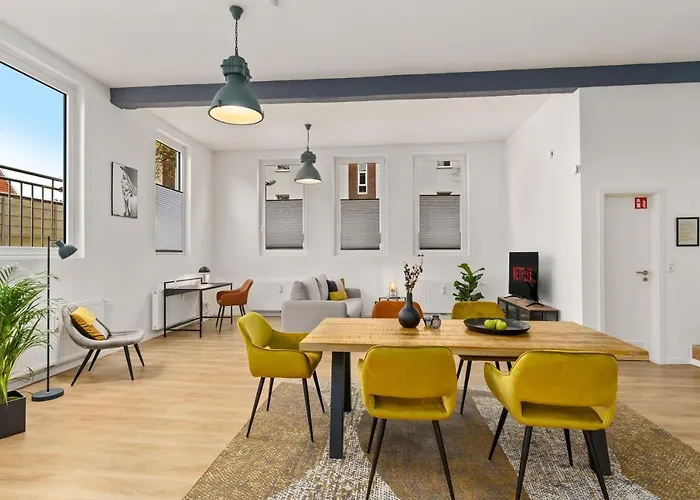 Апартаменты Mel&bens Loft-appartements Terrasse Weserstadion Бремен